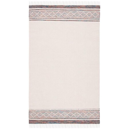 Safavieh 5 x 8 ft. Montauk 653B Hand Loomed Rectangle Area Rug Beige & Blue MTK653B-5